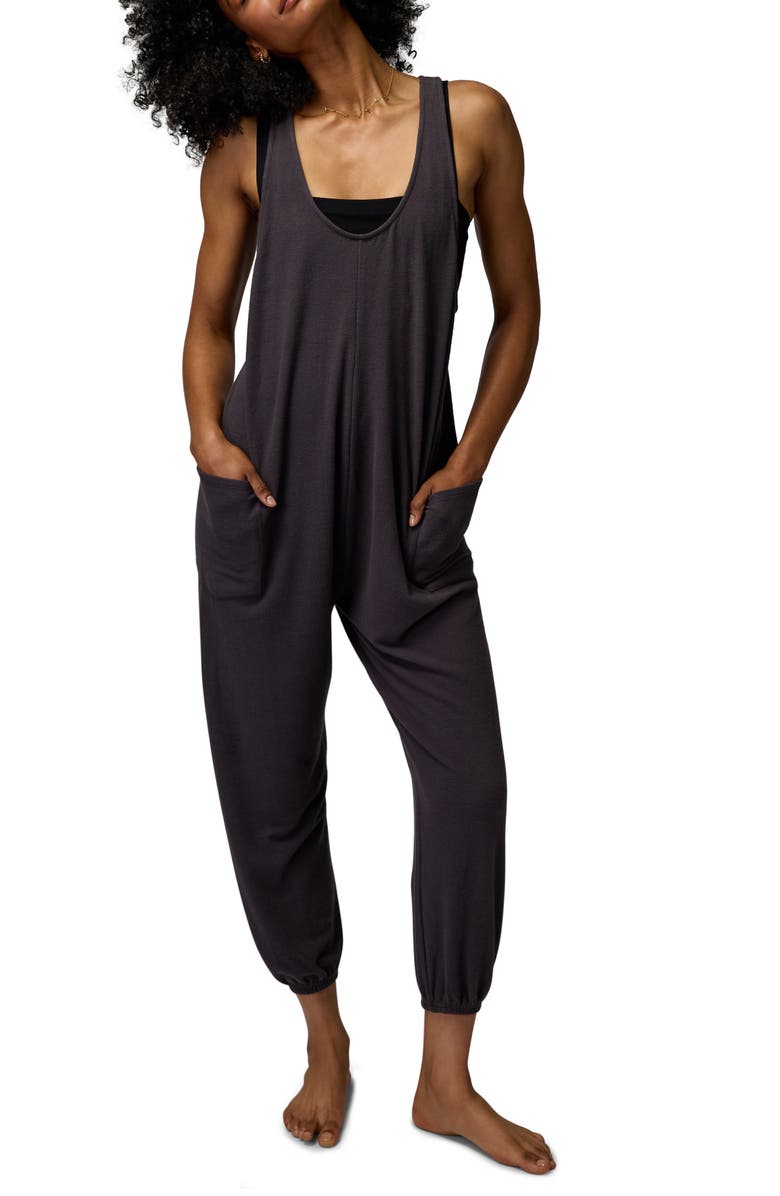 Spiritual Gangster Leah Cotton Jumpsuit, Main, color, 