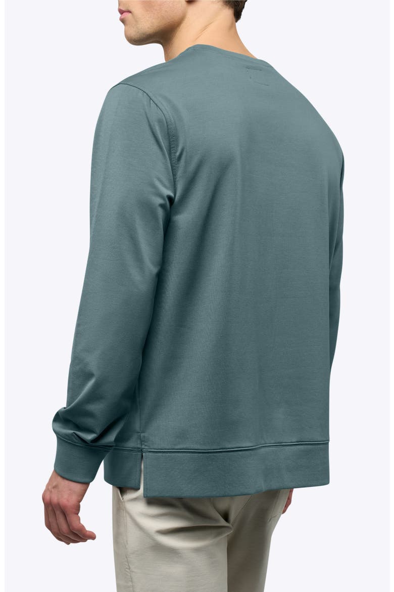 Hyperloop Split Hem Sweatshirt, Alternate, color, NORTH ATLANTIC