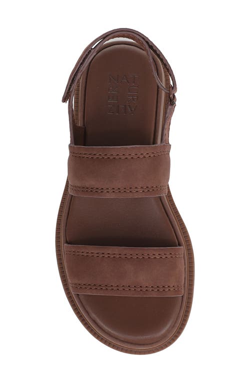Naturalizer Attract Slingback Platform Sandal In Cappucino Brown