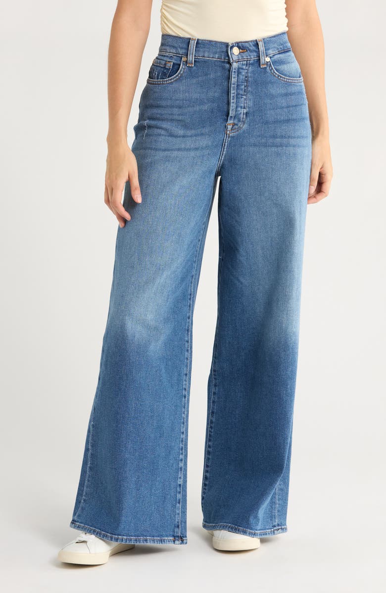 7 For All Mankind Zoey Wide Leg Jeans, Main, color,