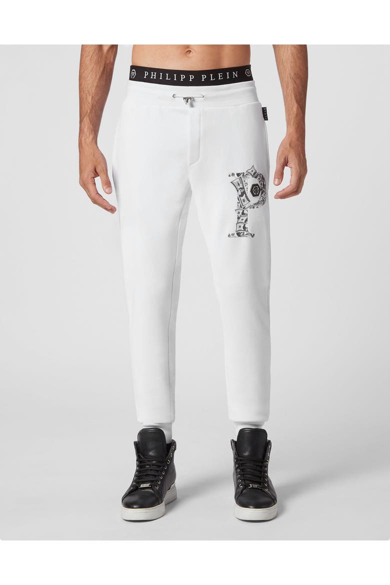 Sweatpants Money Men, Main, color, white