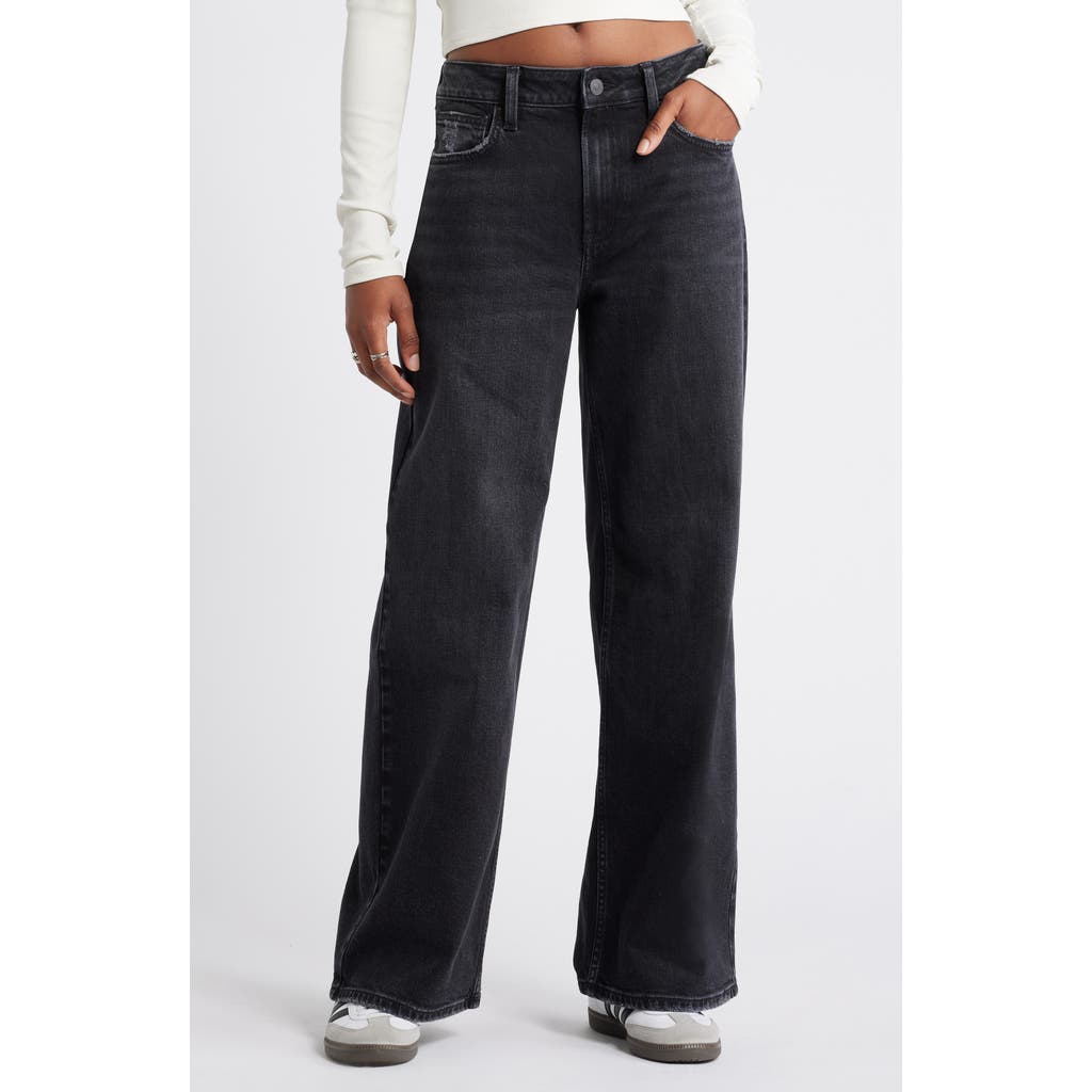 Bp. Mid Rise Baggy Jeans In Black