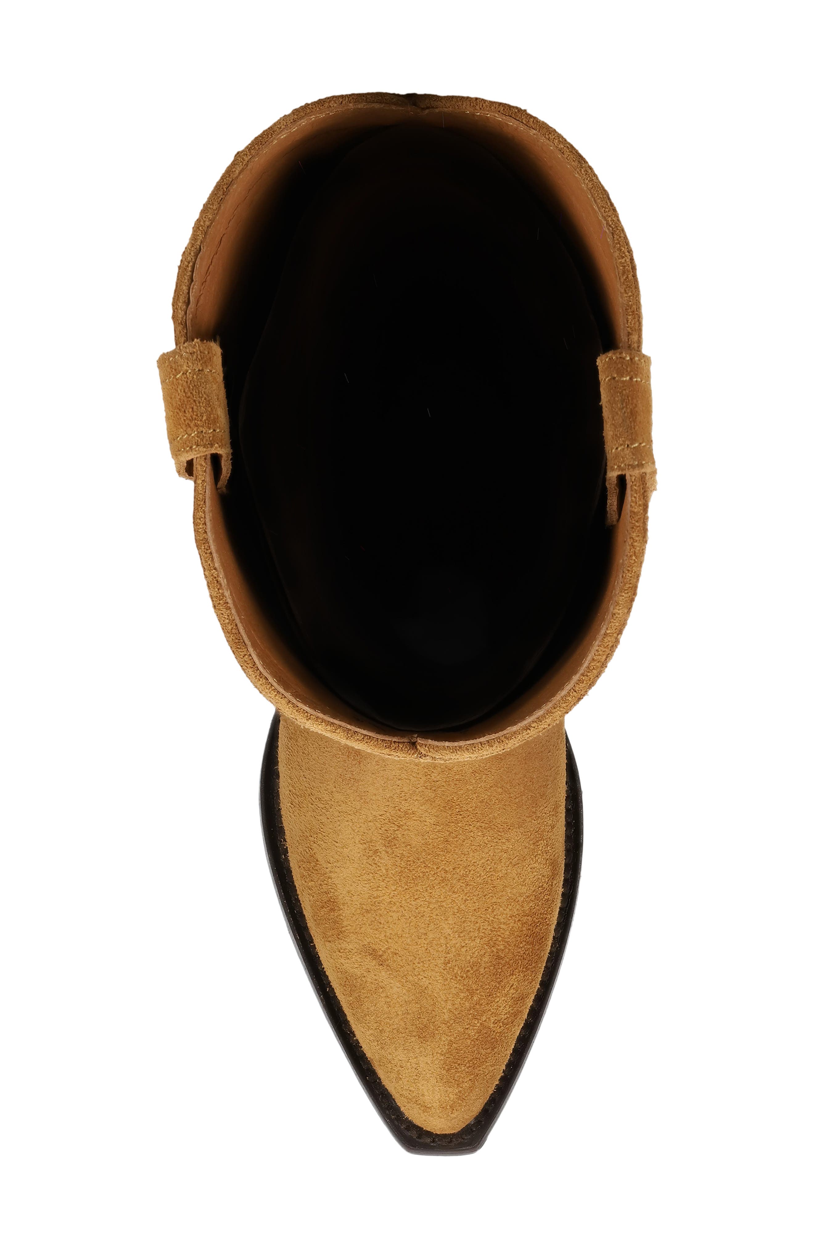 Frye Sacha Knee High Western Boot, Alternate, color, Barley