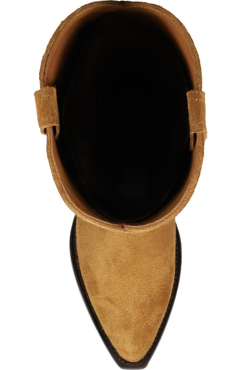 Frye Sacha Knee High Western Boot, Alternate, color, Barley