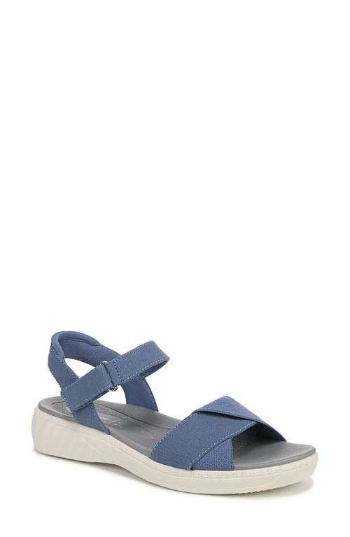Bzees Lane Sandal In Blue Fabric