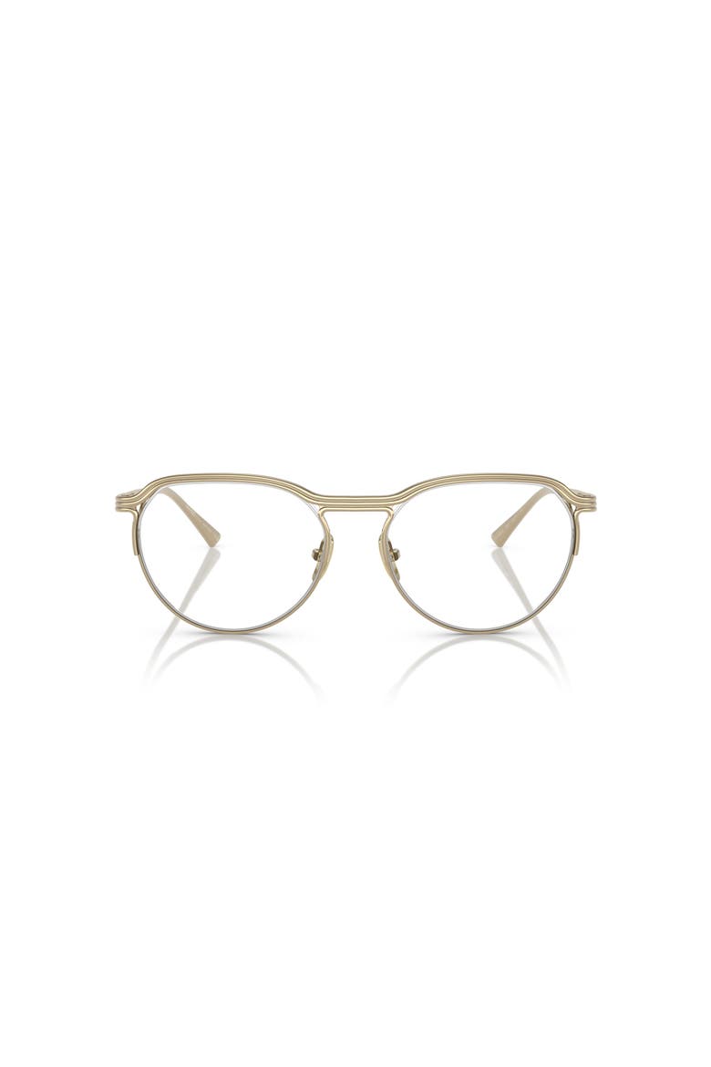 55mm Oval optical glasses, Alternate, color, Gold
