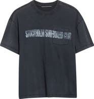 STOCKHOLM SURFBOARD CLUB Life Graphic Organic Cotton Pocket T-Shirt