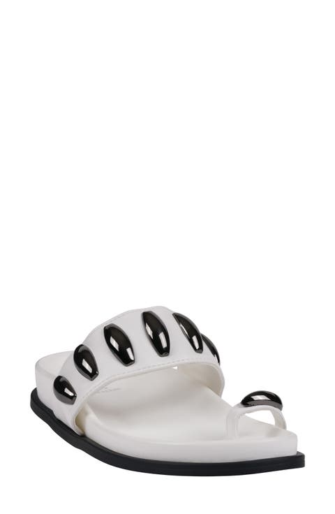 Toe Loop Slide Sandal (Women)