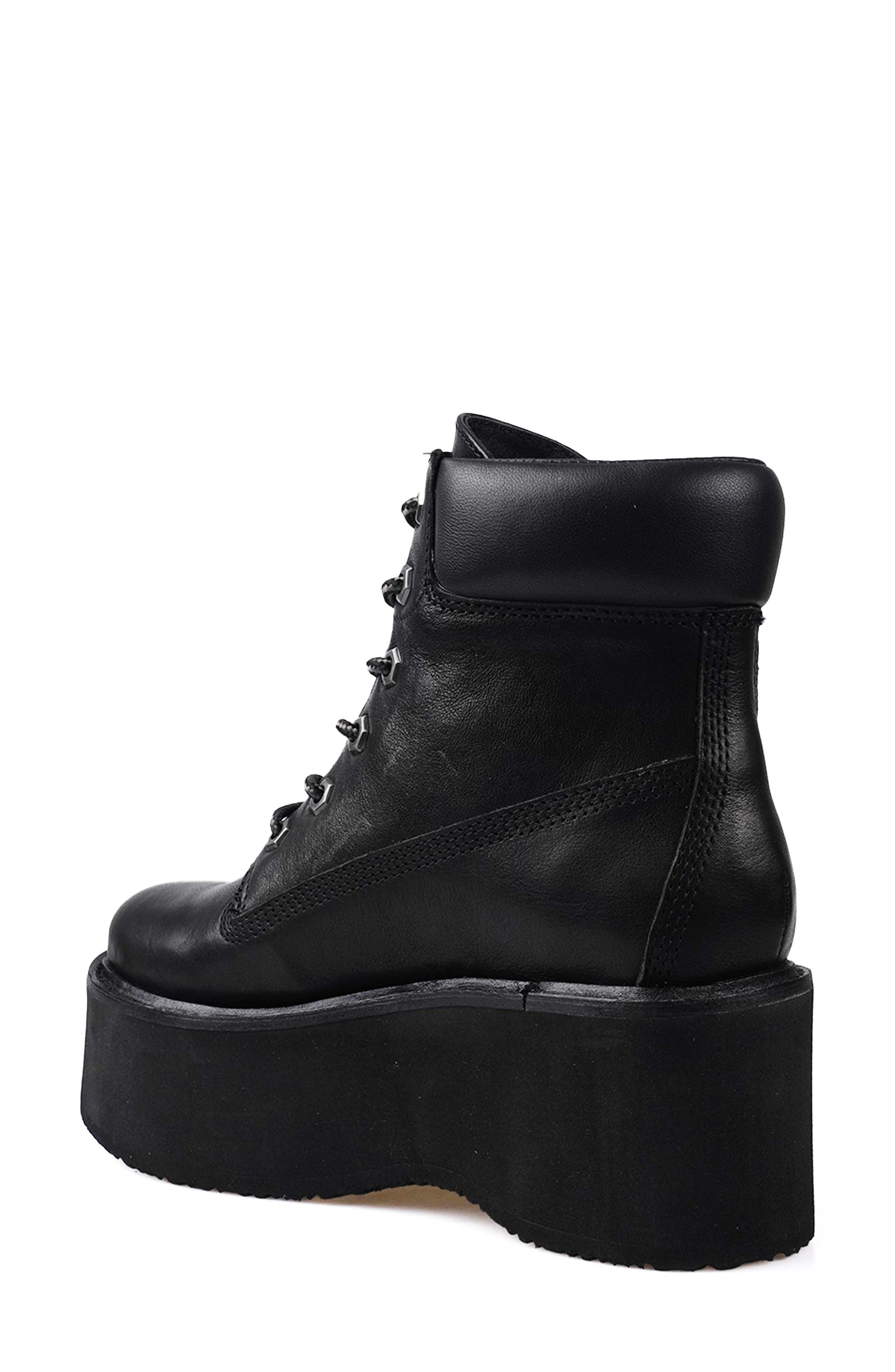 ZIGI Platform Bootie, Alternate, color, Black