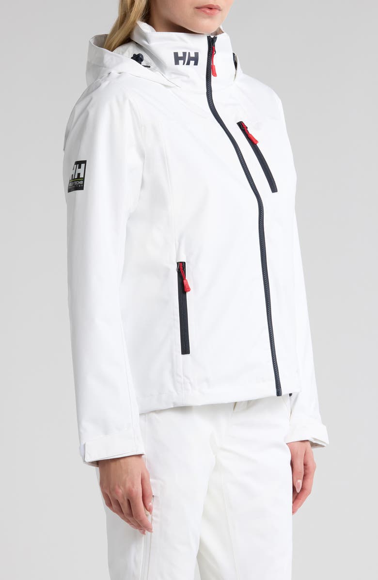 Helly Hansen Crew 2.0 Waterproof Midlayer Hooded Sailing Jacket, Alternate, color, 