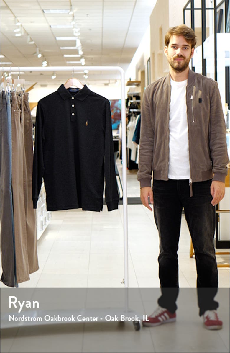 Long Sleeve Pima Cotton Polo