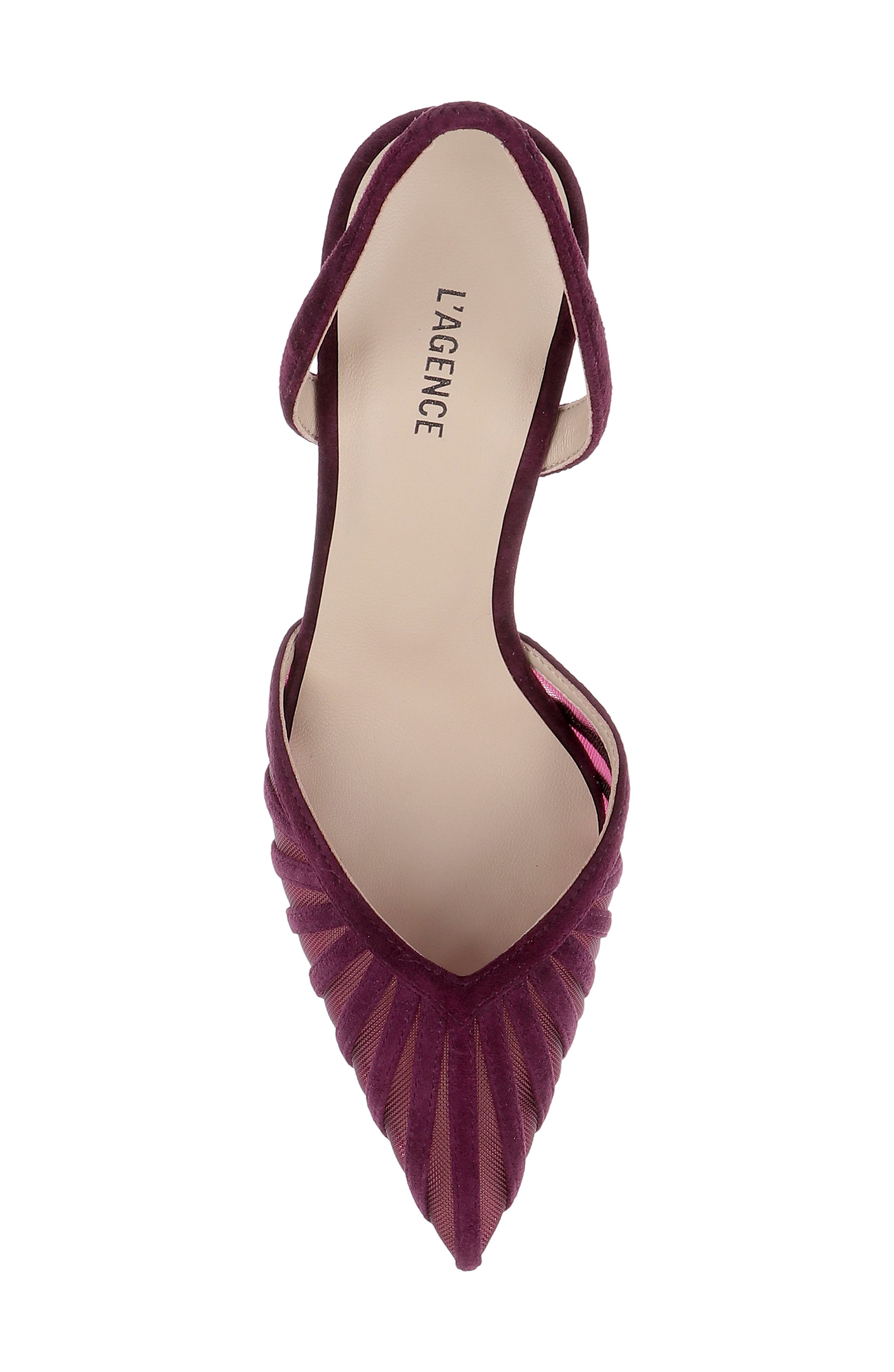 Mercer Slingback Pump, Alternate, color, BURGUNDY SUEDE