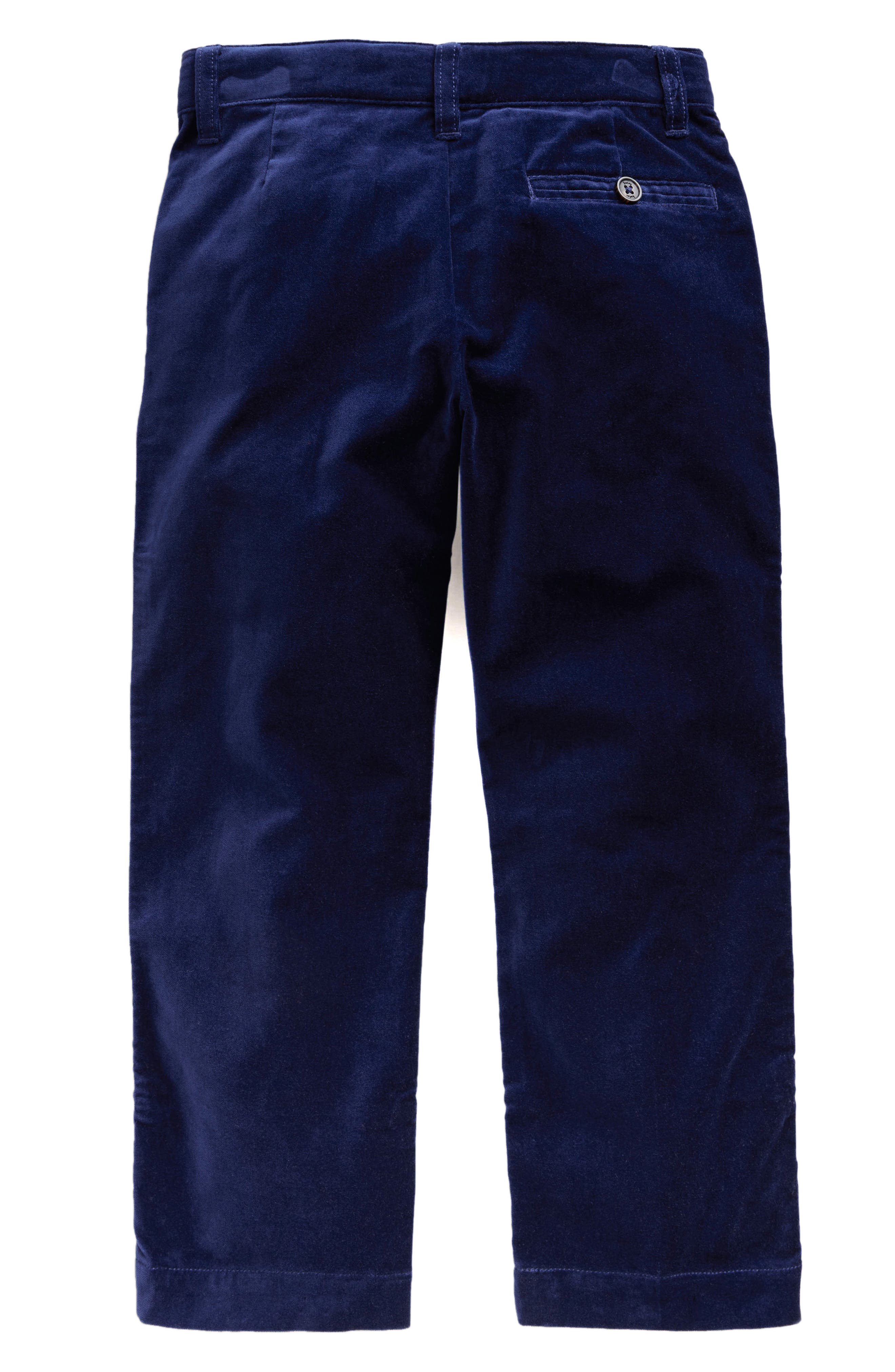 Mini Boden Kids' Pleated Smart Velvet Trousers (Men) | Nordstromrack