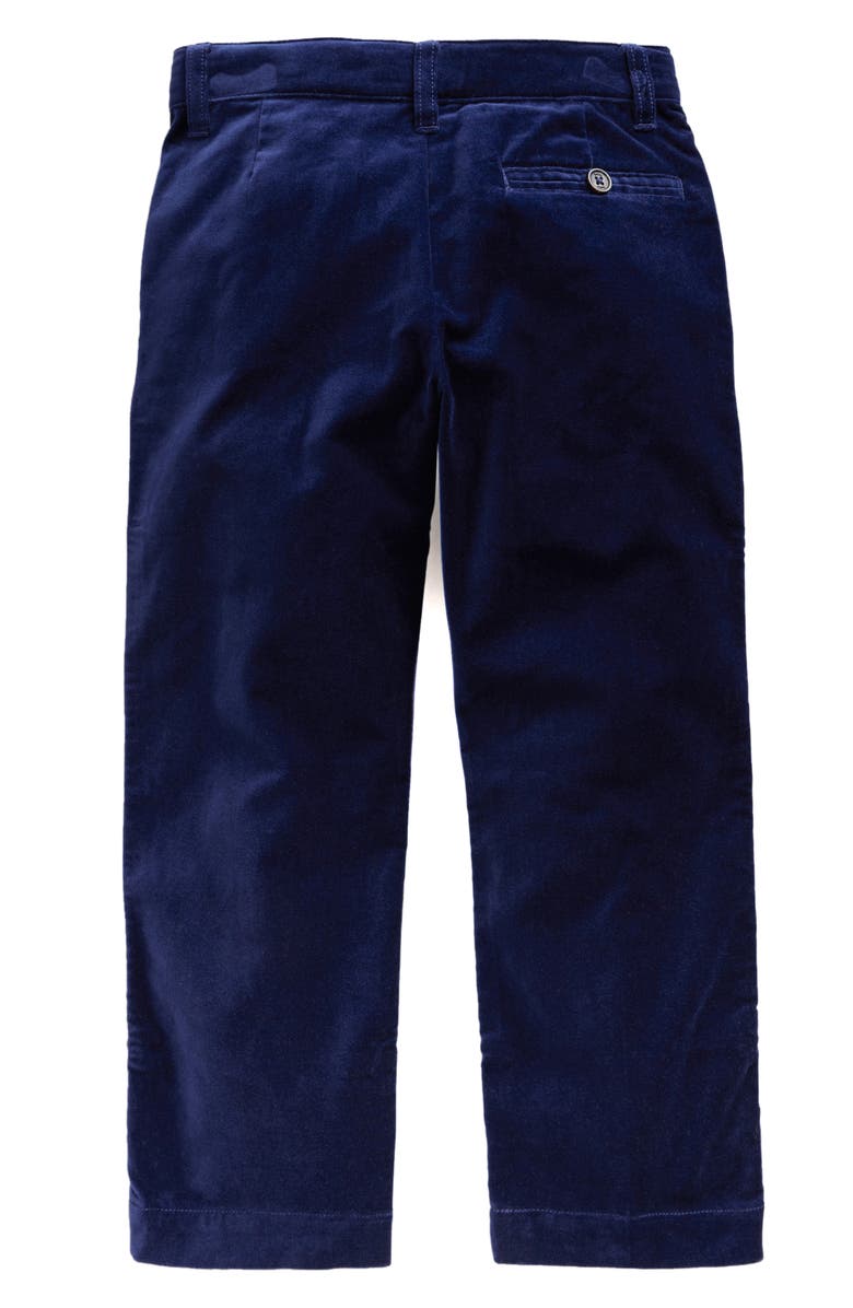 Mini Boden Kids' Pleated Smart Velvet Trousers, Alternate, color, 