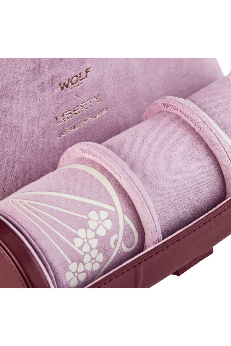 X LIBERTY Triple Watch Roll, Alternate, color, Burgundy