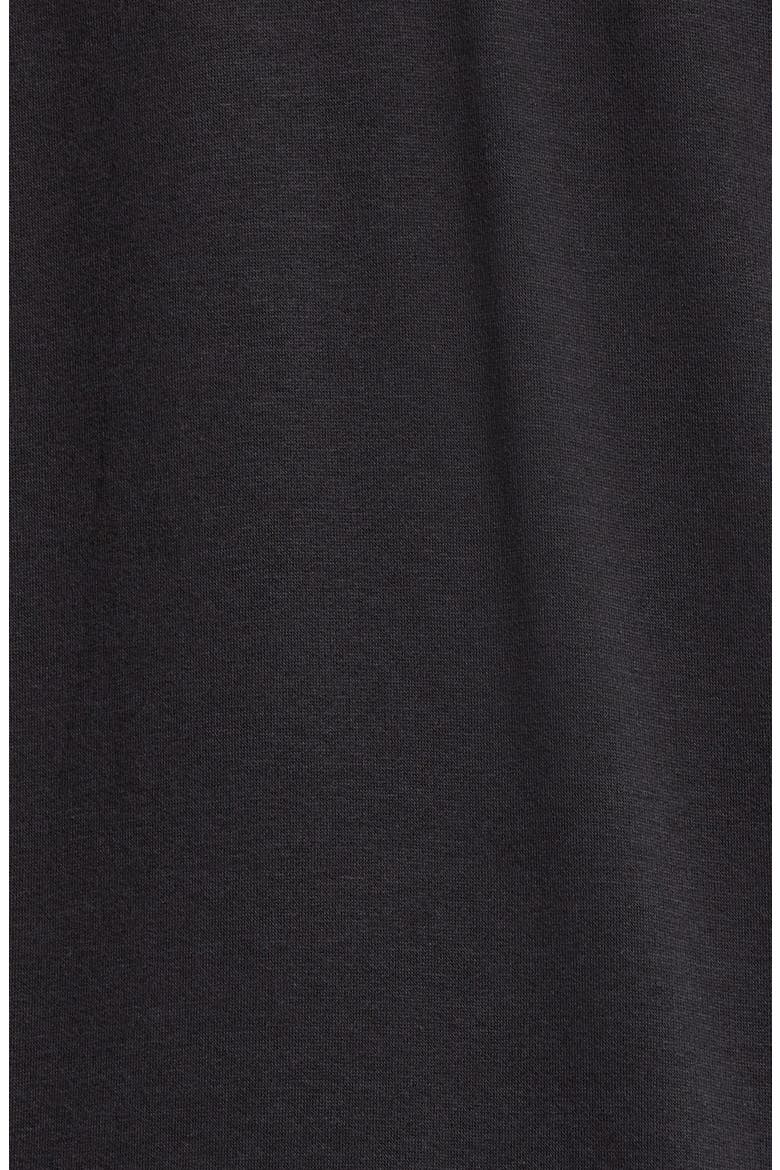 Raglan Sleeve Henley Tunic, Alternate, color, BLACK