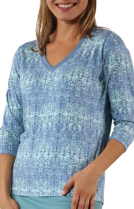 3/4 Sleeve V-Neck R&R Tee