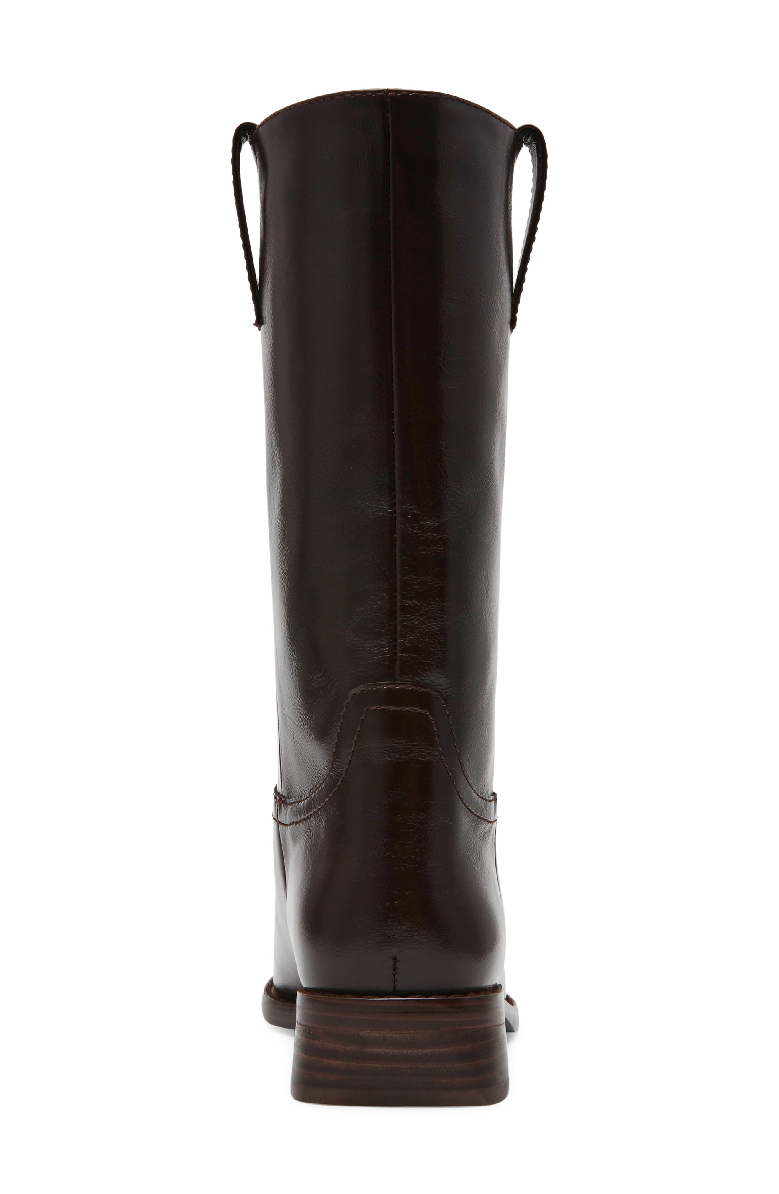 Primo Tall Leather Boot, Alternate, color, BROWN LEATHER