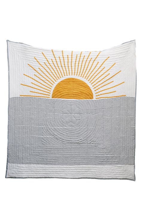 GOOD MORNING Quilt Bedding Set With 2 Shams