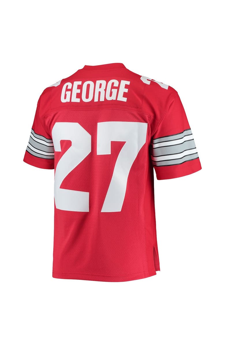 Mitchell & Ness Men's Mitchell & Ness Eddie George Scarlet Ohio State Buckeyes 1995 Authentic Throwback Legacy Jersey, Alternate, color, 