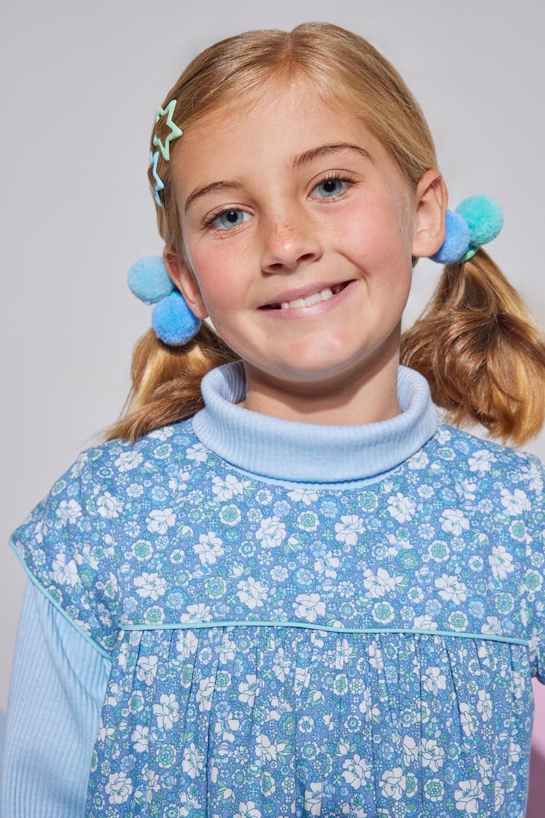 Kids' Cutout Dress, Alternate, color, Bedford Gardens Blue