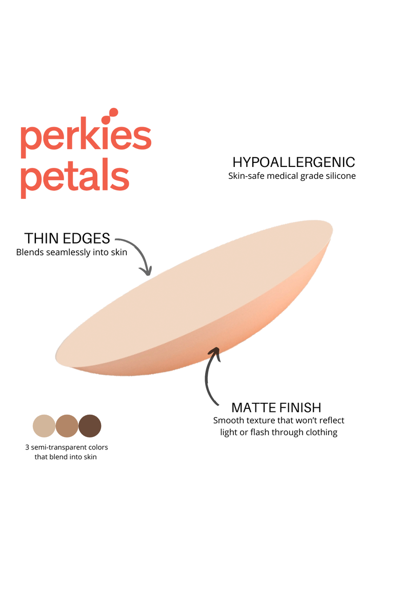 Petals Nipple Covers, Alternate, color, Light Nude