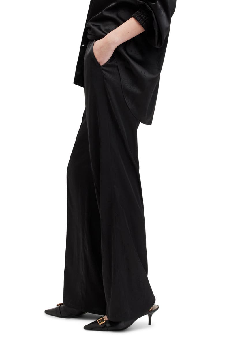 AllSaints Charli Jacquard Wide Leg Pants, Alternate, color,