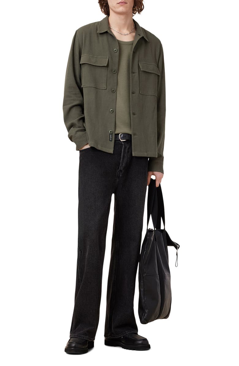 AllSaints Viscar Long Sleeve Button-Up Shirt, Alternate, color,