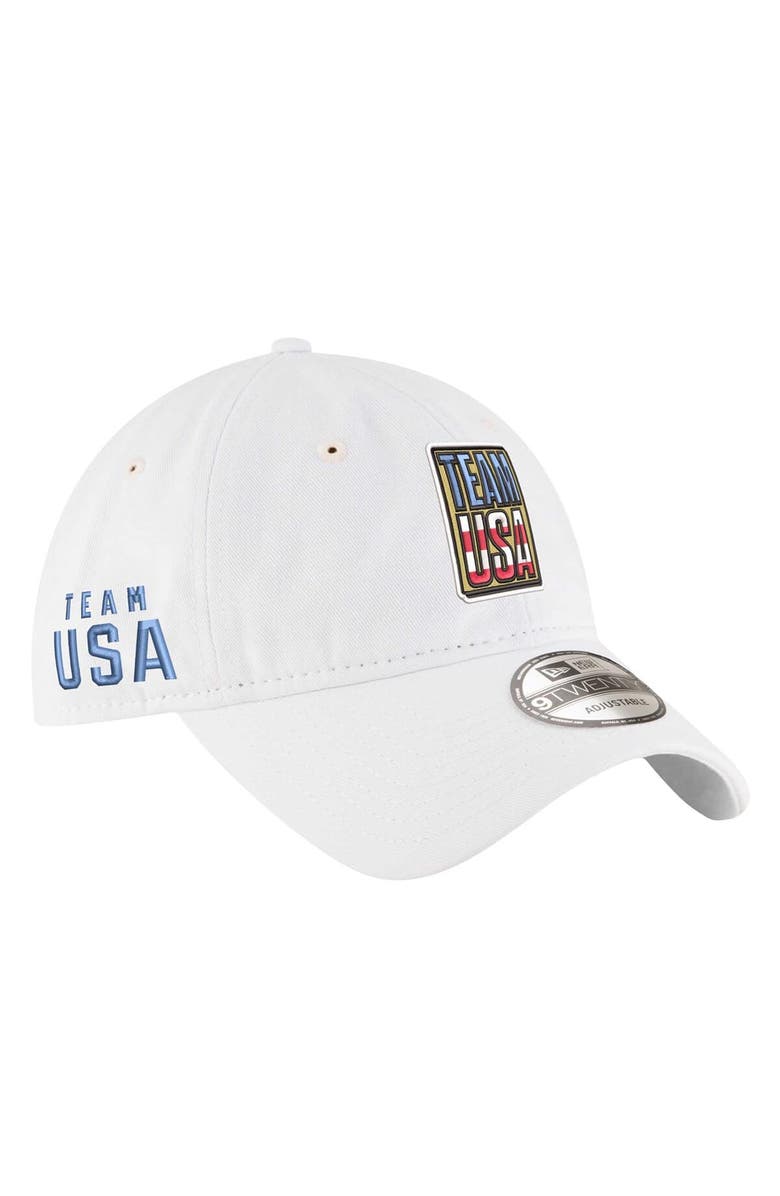 New Era Men's New Era White Looney Tunes x Team USA SQ 9TWENTY Adjustable Hat, Main, color, White