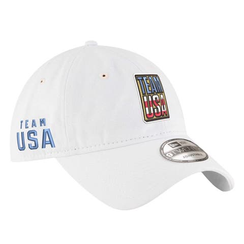 Men's New Era  White Looney Tunes x Team USA SQ 9TWENTY Adjustable Hat