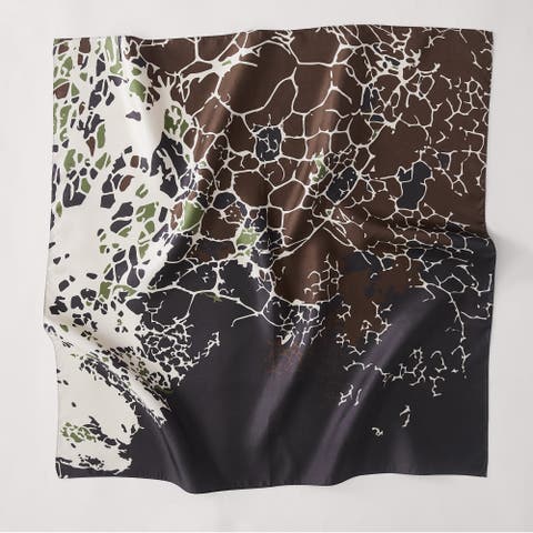 Threaded Roots Silk Scarf