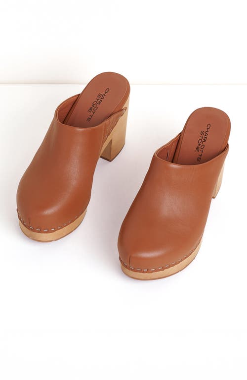 Charlotte Stone Marlo Platform Clog In Brown