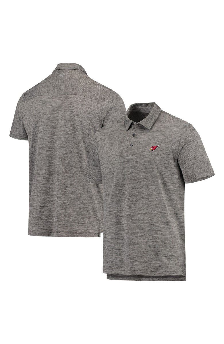 vineyard vines Men's Vineyard Vines Charcoal Arizona Cardinals Destin Stripe Sankaty Polo, Main, color, Charcoal