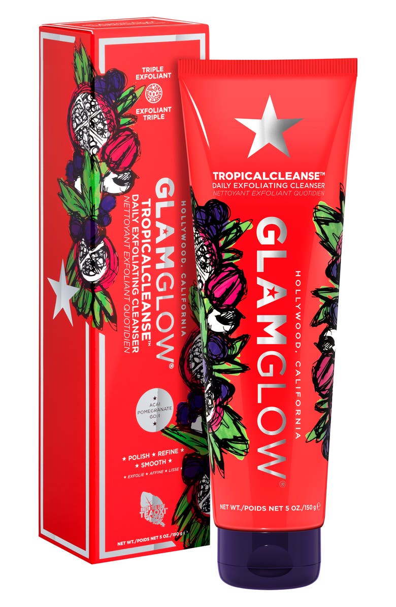 GLAMGLOW<sup>®</sup> TROPICALCLEANSE Daily Exfoliating Cleanser, Alternate, color, 