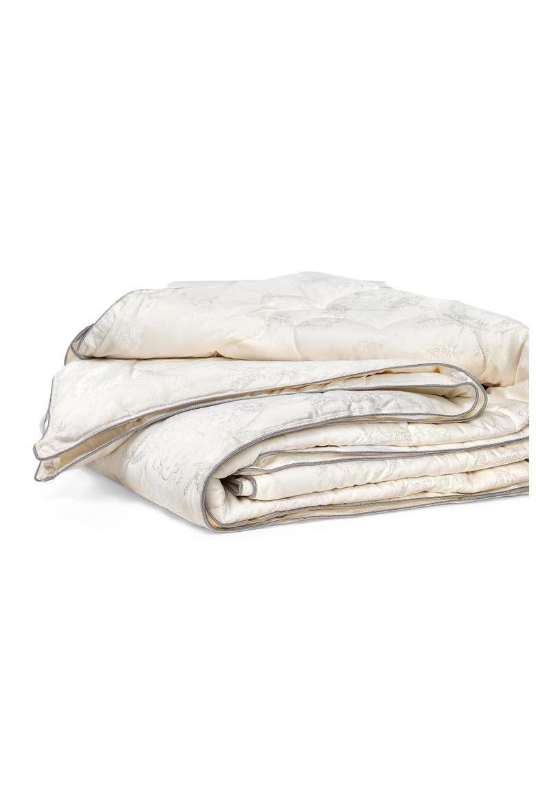 4 seasons cashmere silk comforter, Alternate, color, White