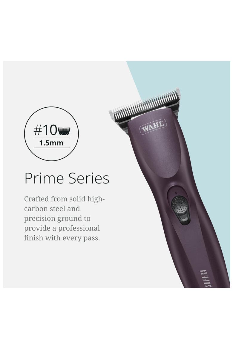 Fine tooth pet clipper blade for horse, cat, and dog grooming, Alternate, color, Chrome