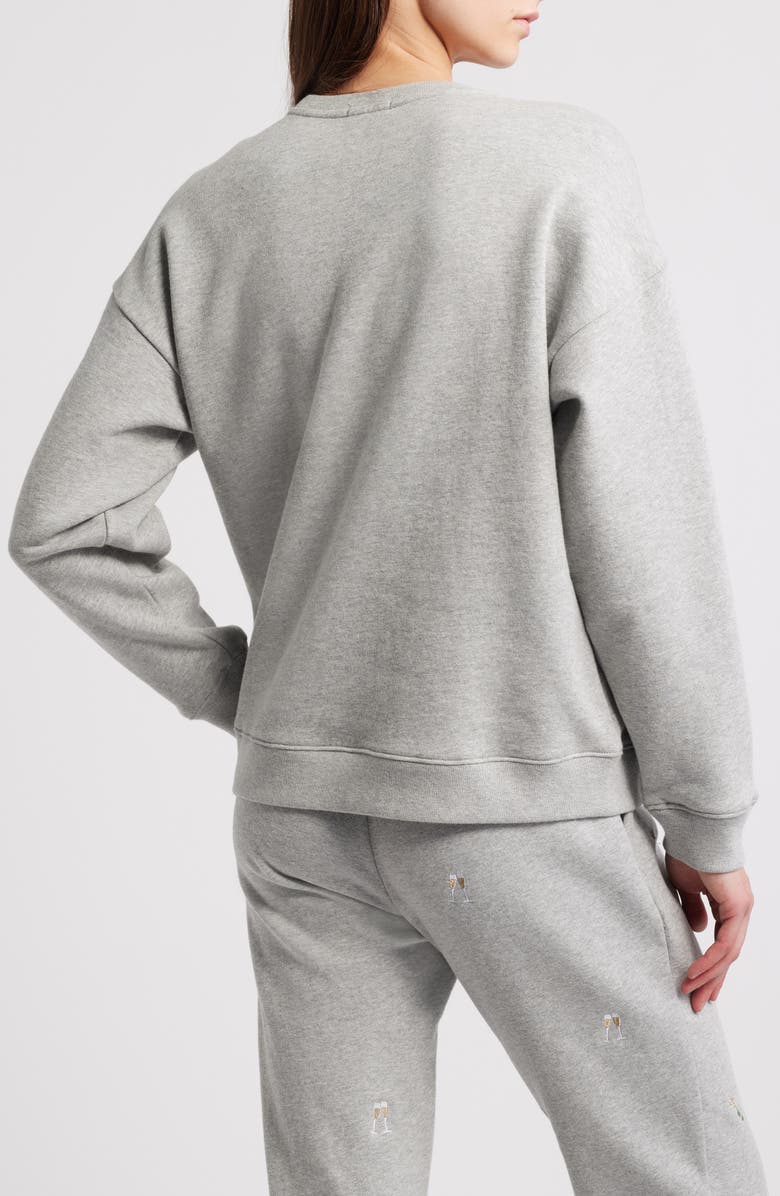 Rails Varsity London Embroidered Cotton Graphic Sweatshirt, Alternate, color,