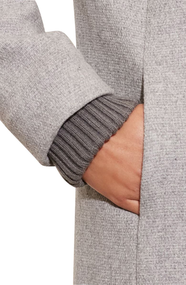 Lauren Ralph Lauren Funnel Neck Wool Coat, Alternate, color,