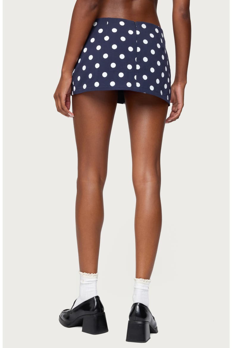 Noreen Dot Miniskort, Alternate, color, NAVY-AND-WHITE