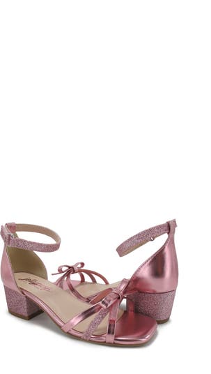 Kids' Zendah Metallic Block Heel Sandal