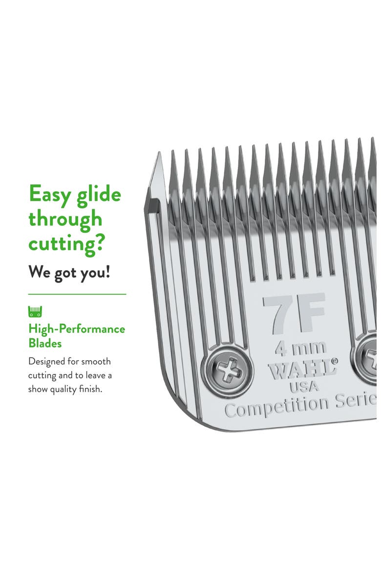 7F Detachable Blade with 1/4" Cut Length, Alternate, color, Chrome