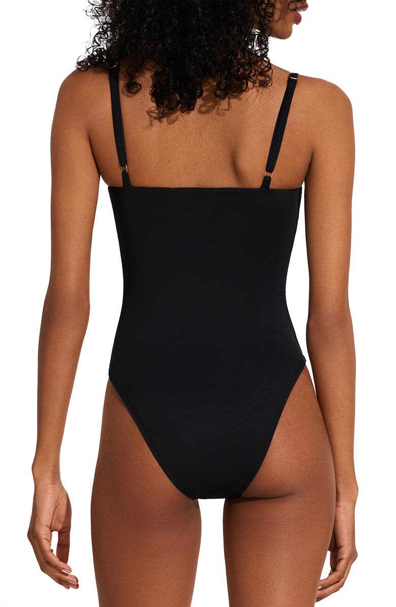 Vitamin A<sup>®</sup> Jenna One-Piece Swimsuit, Alternate, color, Blk