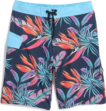 Kids' Pattern Board Shorts