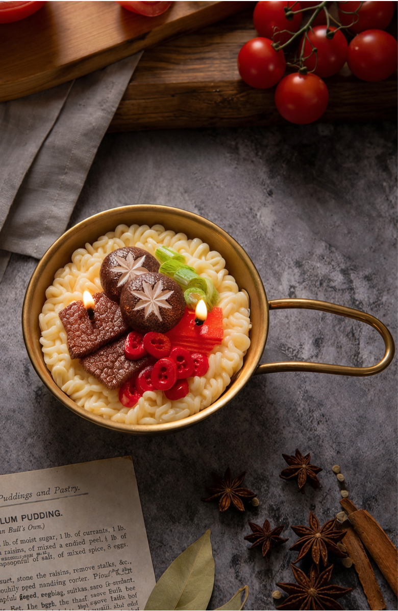 Southlake gifts Ramen Noodle Candle, Alternate, color, NO COLOR