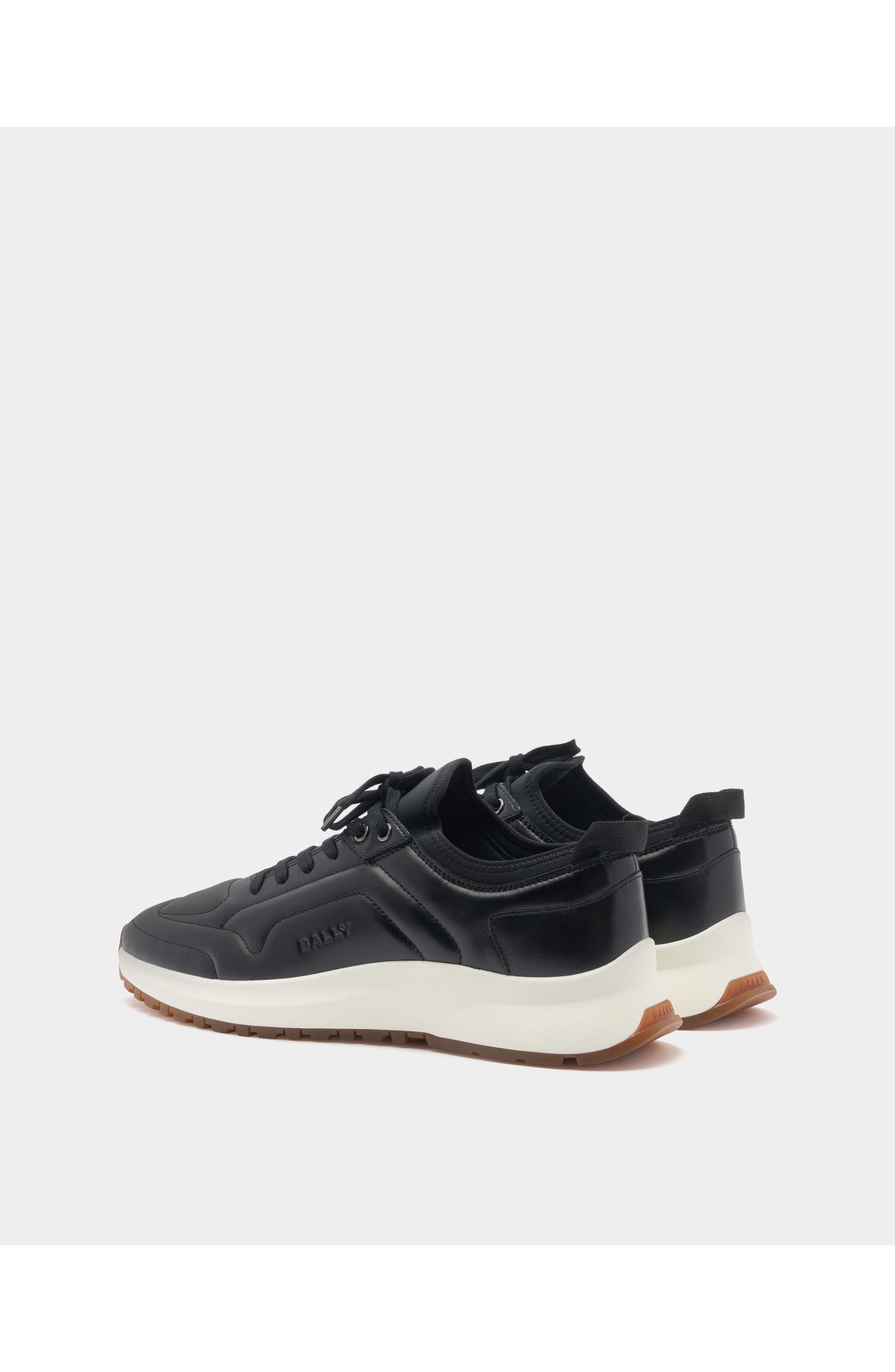 Bally Leather Outline Sneaker, Alternate, color, 