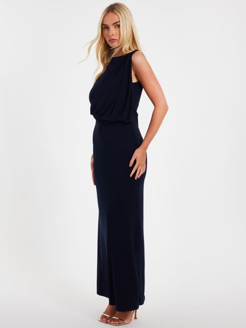 Draped Maxi Dress