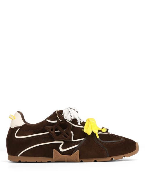 Naked Wolfe Adored Suede Sneaker In Brown