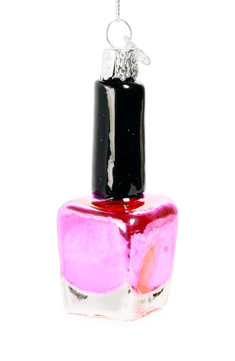 Nail Polish Glass Ornament