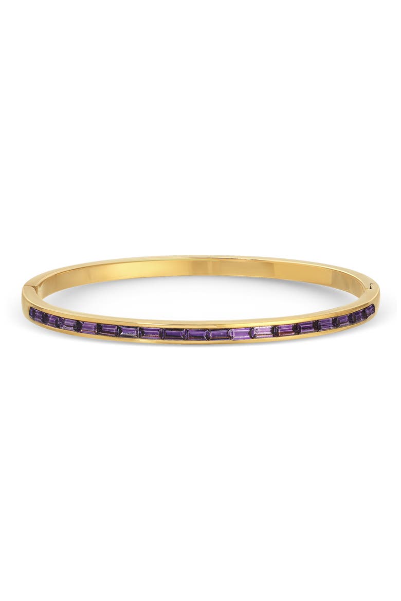 Padme Set of 4 Assorted CZ Bangle Bracelets, Alternate, color, GOLD