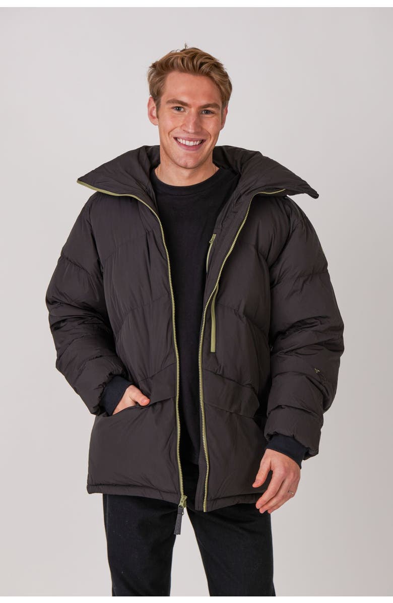 OOSC Men's Puffer Jacket, Alternate, color, Black